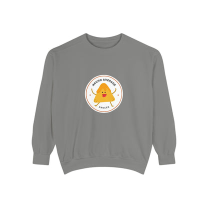 "Nacho Average Dancer" Unisex Lightweight Crewneck Sweatshirt – Cute Dance Pun Pullover with Fun Nacho Graphic for Dancers & Foodie Fans