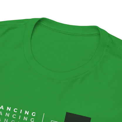 “Dancing” Streetwear-Inspired Male Dancer Unisex Heavy Cotton Tee – Urban Dance Graphic T-Shirt for Performers and Dance Lovers