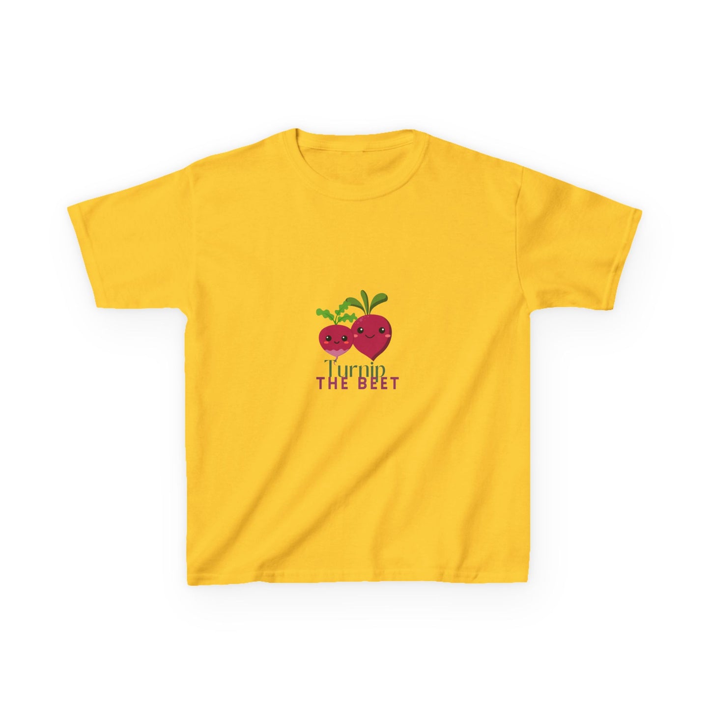 "Turnip the Beet" Youth Short Sleeve Tee – Cute Veggie Graphic Dance Pun Shirt for Kids