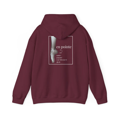 "I Dance En Pointe" Unisex Hoodie – Ballet-Themed Personalized Hoodie for Teens and Adults Featuring X-Ray Foot Design