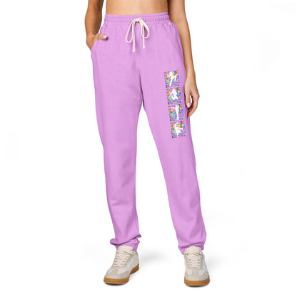 Levels Premium Collection Dancer Sweatpants – Vibrant Unisex Streetwear Joggers with Bold Dancer Silhouette Graphic
