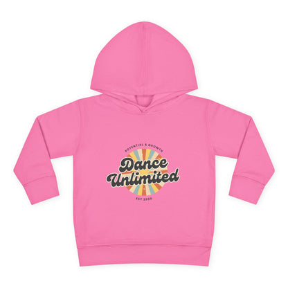 “Dance Unlimited - Potential & Growth” Toddler Fleece Hoodie – Retro Dance Graphic Sweatshirt