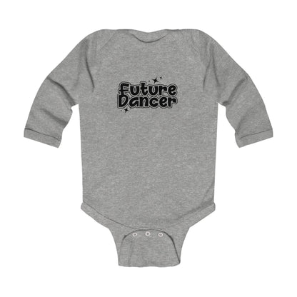 “Future Dancer” Infant Long Sleeve Bodysuit - Adorable Danced-Themed Baby One-Piece for Tiny Ballerinas and Little Movers