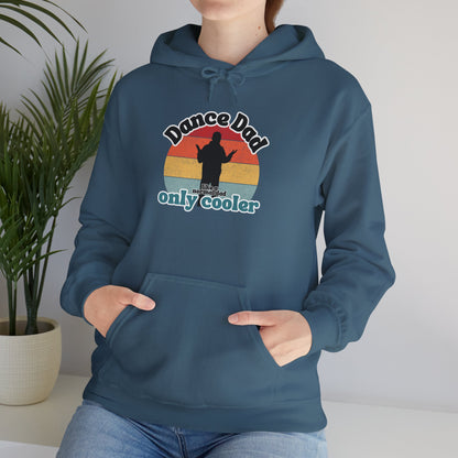 Dance Dad Retro Hoodie – Funny Unisex Heavy Blend™ Hooded Sweatshirt for Cool Dance Dads