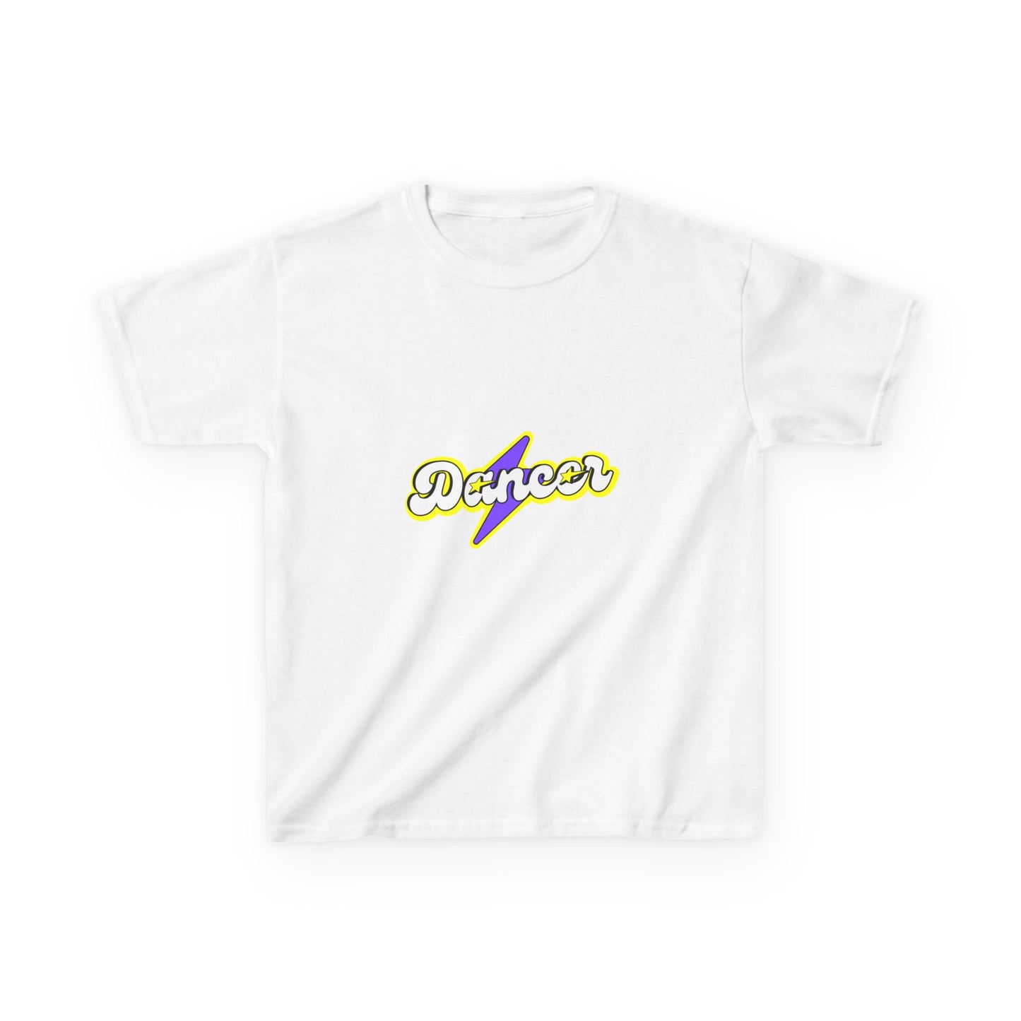 "Dancer" Youth Short Sleeve Tee – Superhero-Inspired Graphic Dance Shirt for Kids and Young Performers