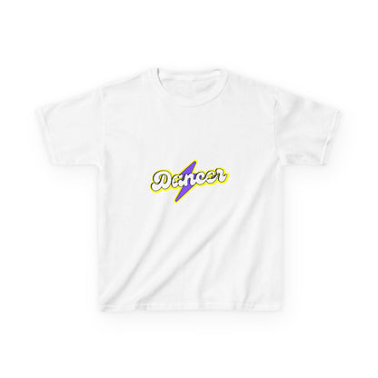 "Dancer" Youth Short Sleeve Tee – Superhero-Inspired Graphic Dance Shirt for Kids and Young Performers