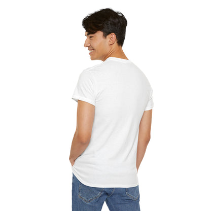 "On a Wing and a Prayer" Tap Dance Tee – Unisex Heavy Cotton T-Shirt with Streetwear-Inspired One-Footed Wing Dancer Graphic