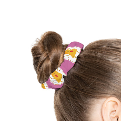 “Nacho Average Dancer” Scrunchie – Funny Dance Pun Hair Accessory with Cute Nacho Graphic