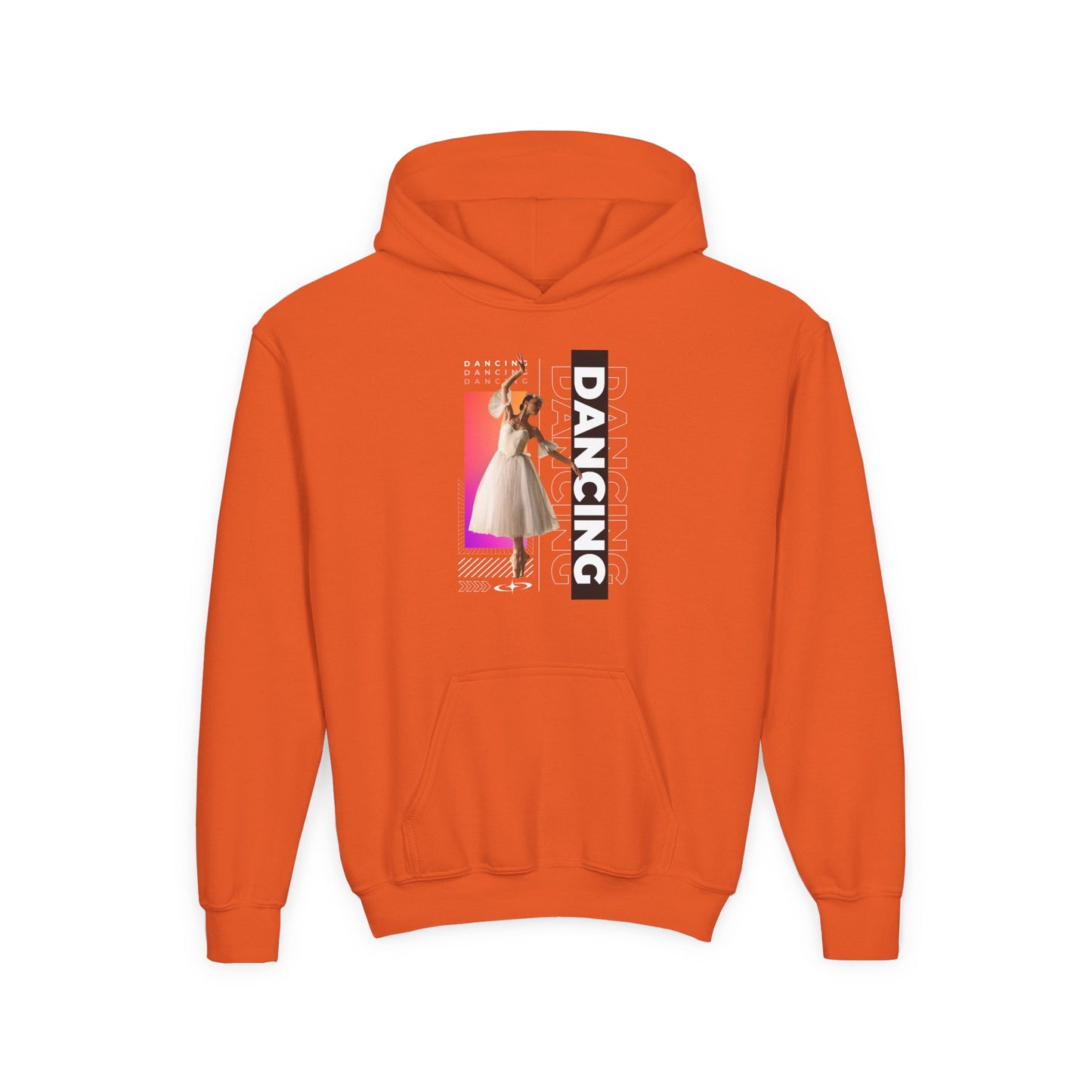“Dancing” Female Dancer Streetwear Graphic | Unisex Youth Hoodie – Dance Hoodie for Kids & Young Performers