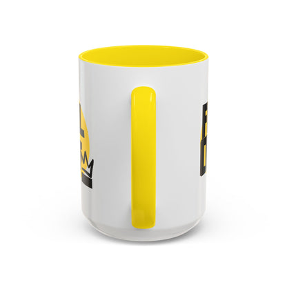 "Full Out" Accent Coffee Mug – Streetwear Dance Mug with Crown Graphic for Dancers
