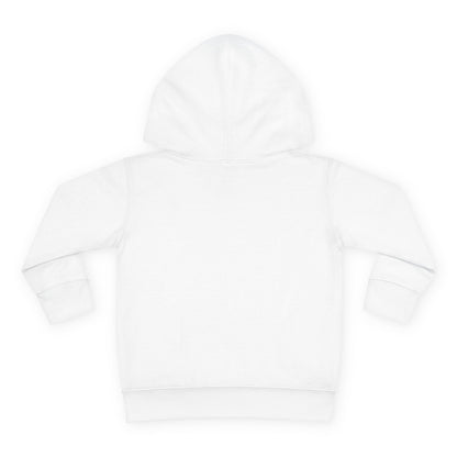 "Dancer Vibes" Toddler Pullover Hoodie – Colorful Dance-Themed Text Graphic Fleece Sweatshirt for Kids