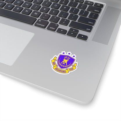 "Jeté Dance Gear" Kiss-Cut Sticker – Collegiate-Inspired Dance Graphic – Vinyl Sticker for Laptops, Water Bottles & Journals