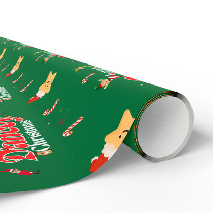 “Have a Dancey Christmas” Wrapping Paper – Festive Holiday Dance Gift Wrap with Ballet & Dance-Themed Design, Perfect for Dancers and Studios