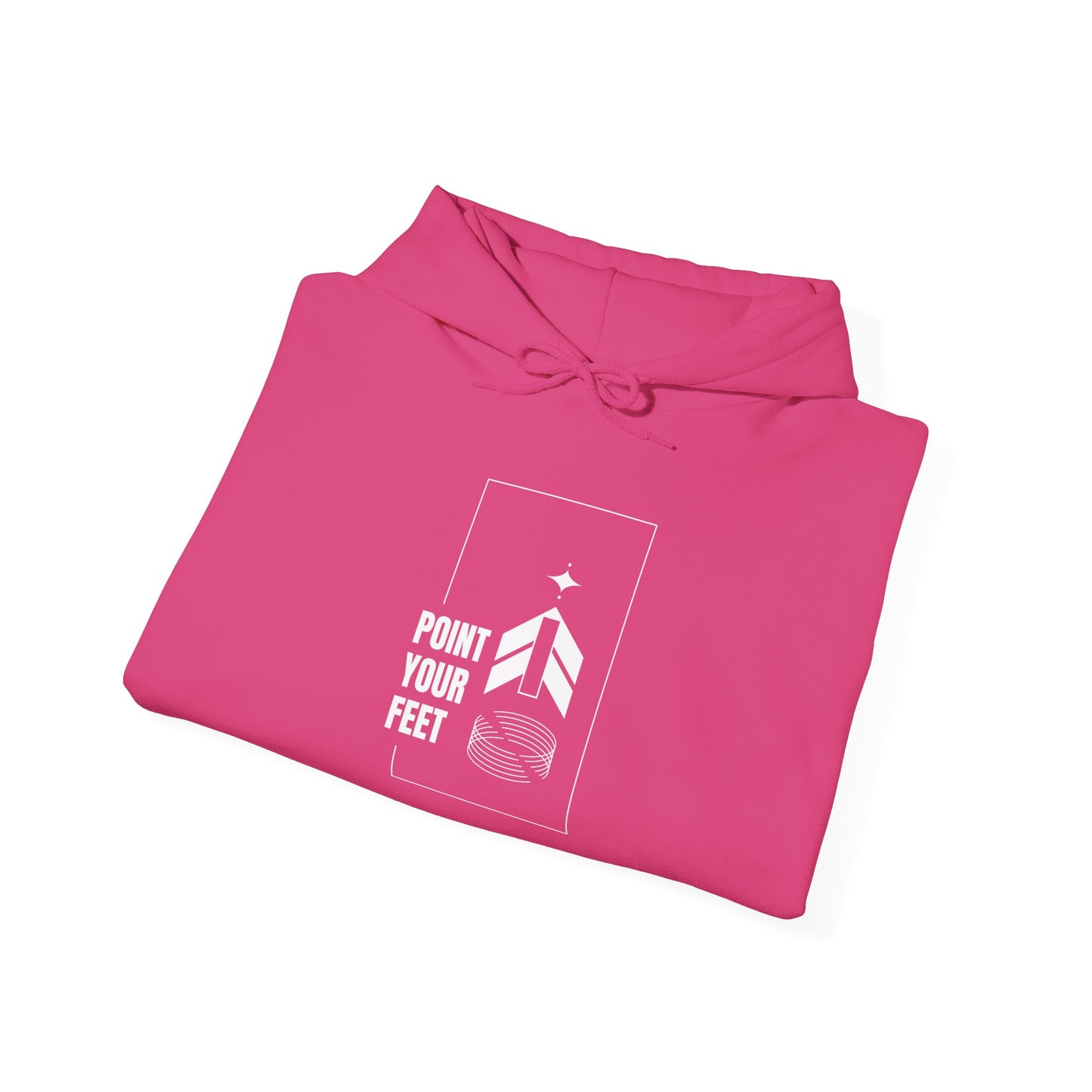 "Point Your Feet" Streetwear Dance Hoodie – Unisex Heavy Blend™ Hooded Sweatshirt for Dancers & Ballet Lovers