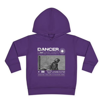 “Tiny Dancer” Toddler Pullover Hoodie – Streetwear-Inspired Ballet Dancer Graphic Sweatshirt for Kids