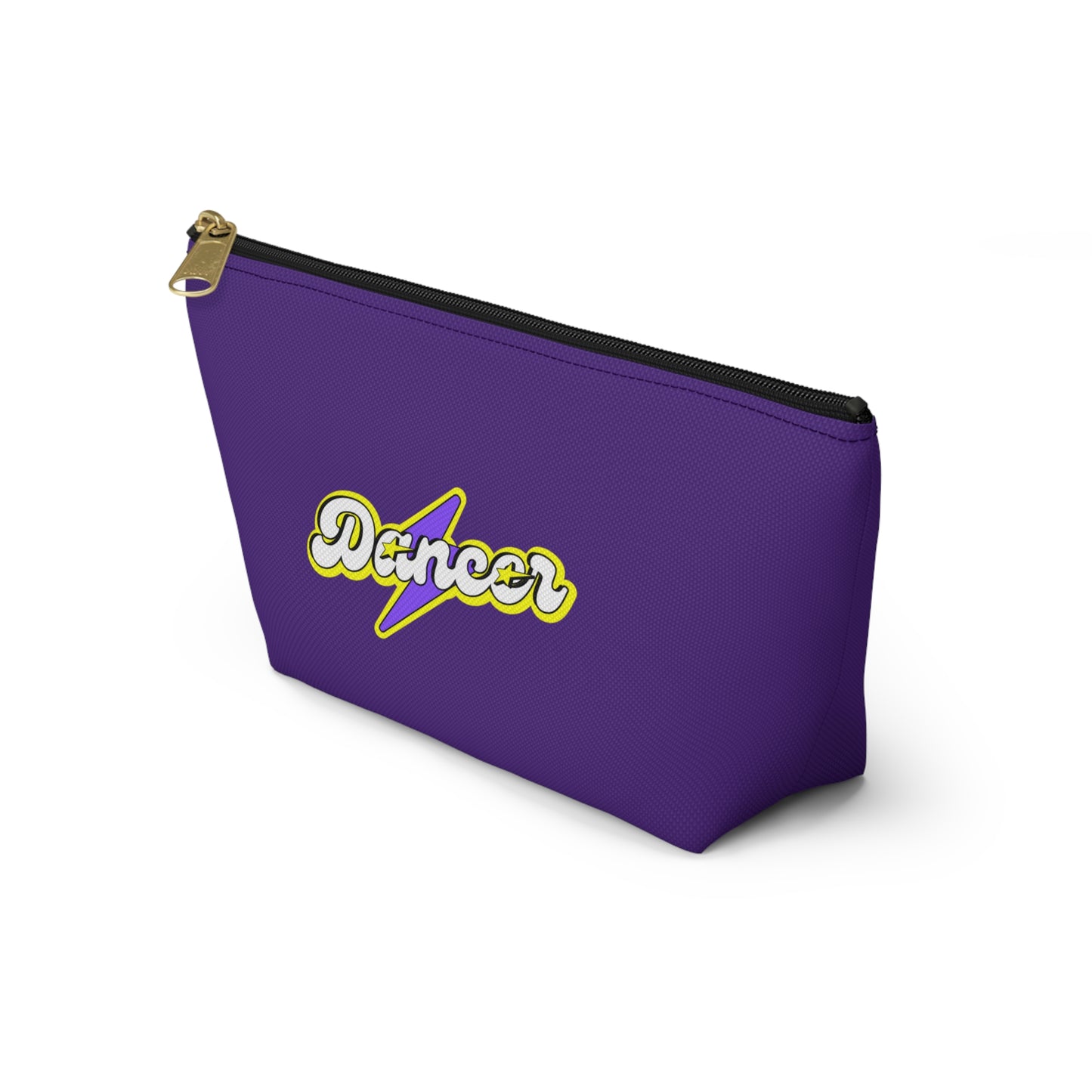 "Dancer" Makeup Bag – Superhero-Inspired Dance Graphic – Bold Dance-Themed Zipper Pouch for Cosmetics, Accessories & Everyday Essentials