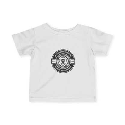 "Jeté Competition Team – Always Keep Dancing" Infant Fine Jersey Tee – Collegiate-Inspired Baby Dance T-Shirt for Future Performers