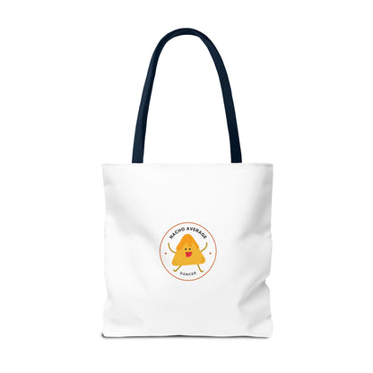"Nacho Average Dancer" Canvas Tote Bag – Funny Kawaii Dance Tote with Nacho Graphic for Dancers & Dance Moms
