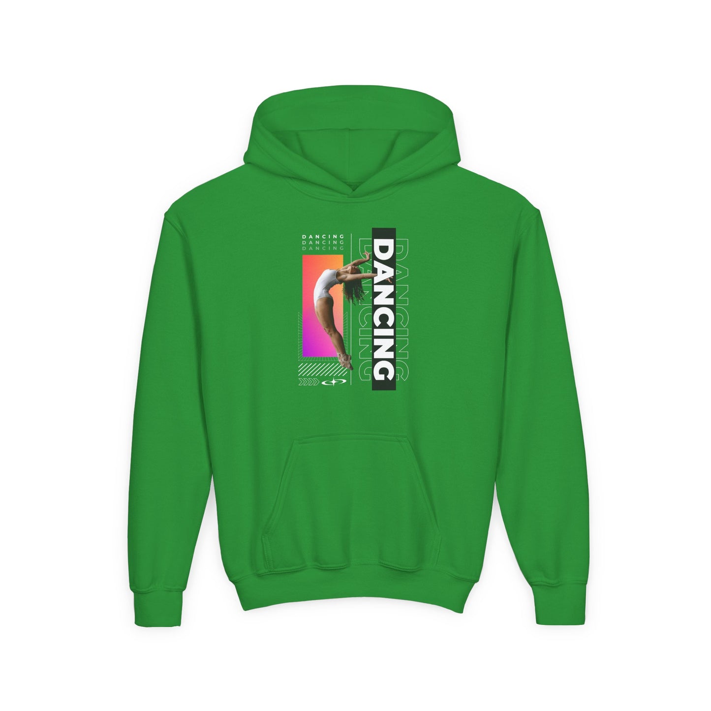 “Dancing” Female Dancer Streetwear Graphic | Unisex Youth Hoodie – Dance Hoodie for Kids & Young Performers