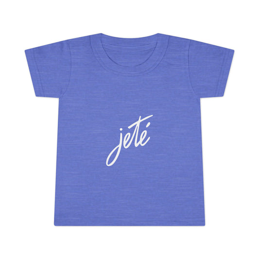 “Jeté” Official Logo | Ballet & Dance T-Shirt for Toddlers & Young Dance Enthusiasts - Toddler Short Sleeve Tee