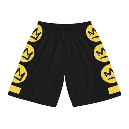 Full Out Premium Collection Basketball Shorts – Vibrant Unisex Dance Shorts with Bold Streetwear Graphics Down the Legs