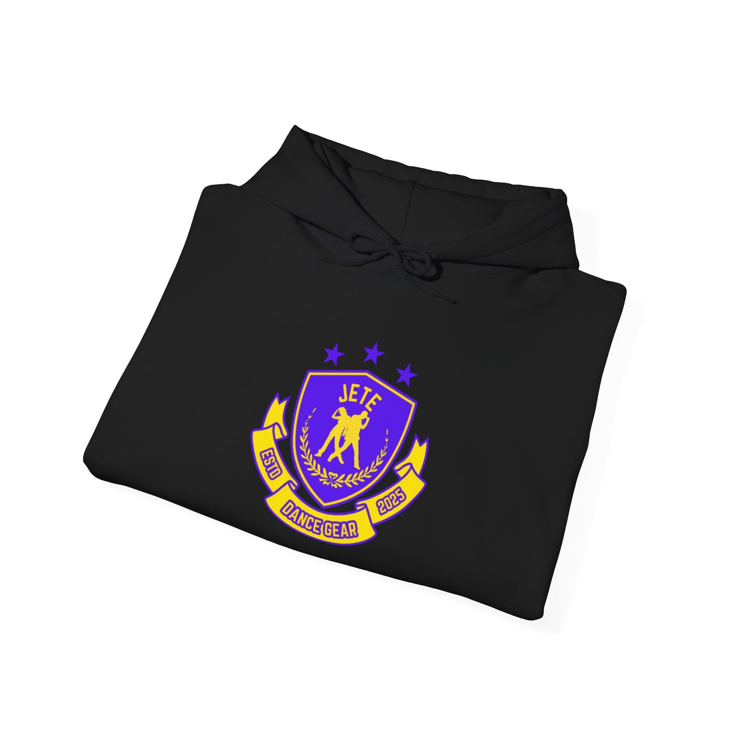 "Jeté Dance Gear" Unisex Hooded Sweatshirt – Collegiate Style Dance Hoodie for Dancers & Dance Lovers