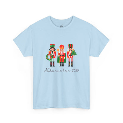“Nutcracker 2025”  ADULT T-shirt – Unisex Heavy Blend Cotton Tee | Ballet Holiday Dance T-shirt for Dancers