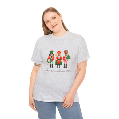 “Nutcracker 2025”  ADULT T-shirt – Unisex Heavy Blend Cotton Tee | Ballet Holiday Dance T-shirt for Dancers