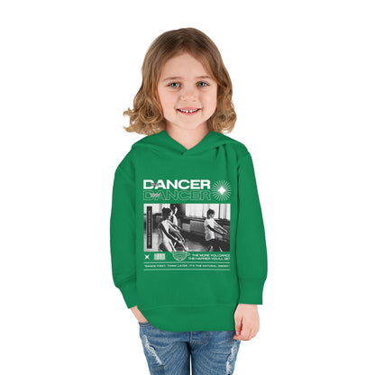 “Dancer” Toddler Pullover Hoodie – Streetwear-Inspired Ballet Class Graphic Sweatshirt for Kids”