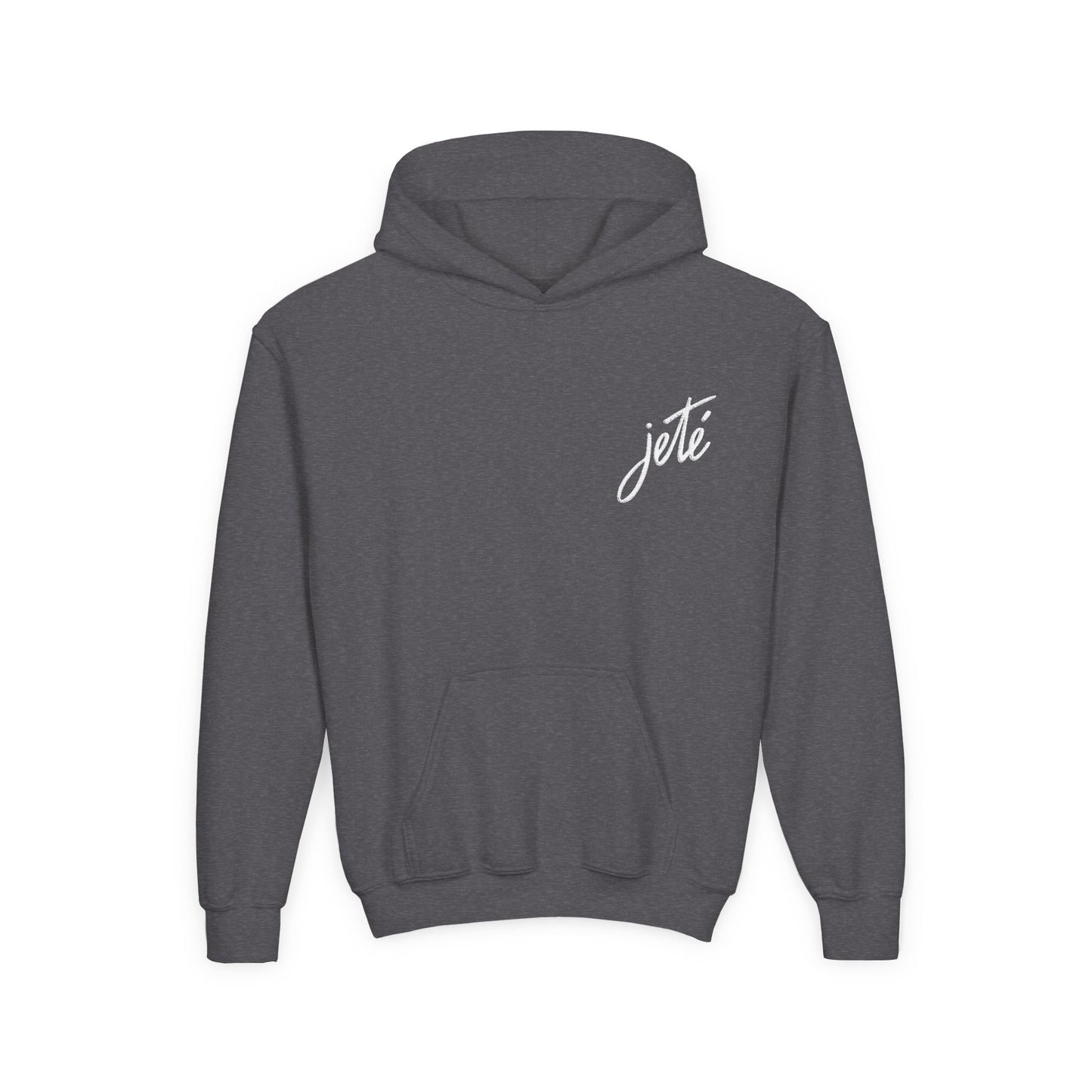 “Jeté” Official Embroidered Logo - Unisex Youth Hoodie | Classic Dance Hoodie for Kids & Young Ballet Enthusiasts