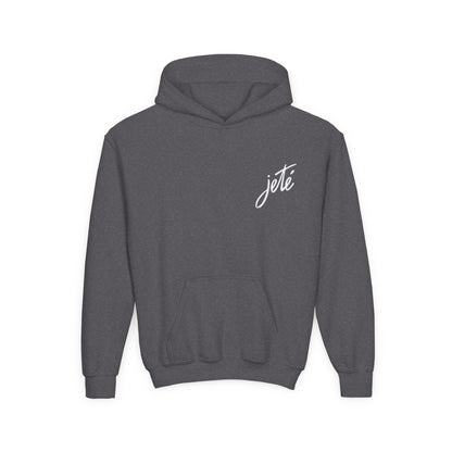 “Jeté” Official Embroidered Logo - Unisex Youth Hoodie | Classic Dance Hoodie for Kids & Young Ballet Enthusiasts