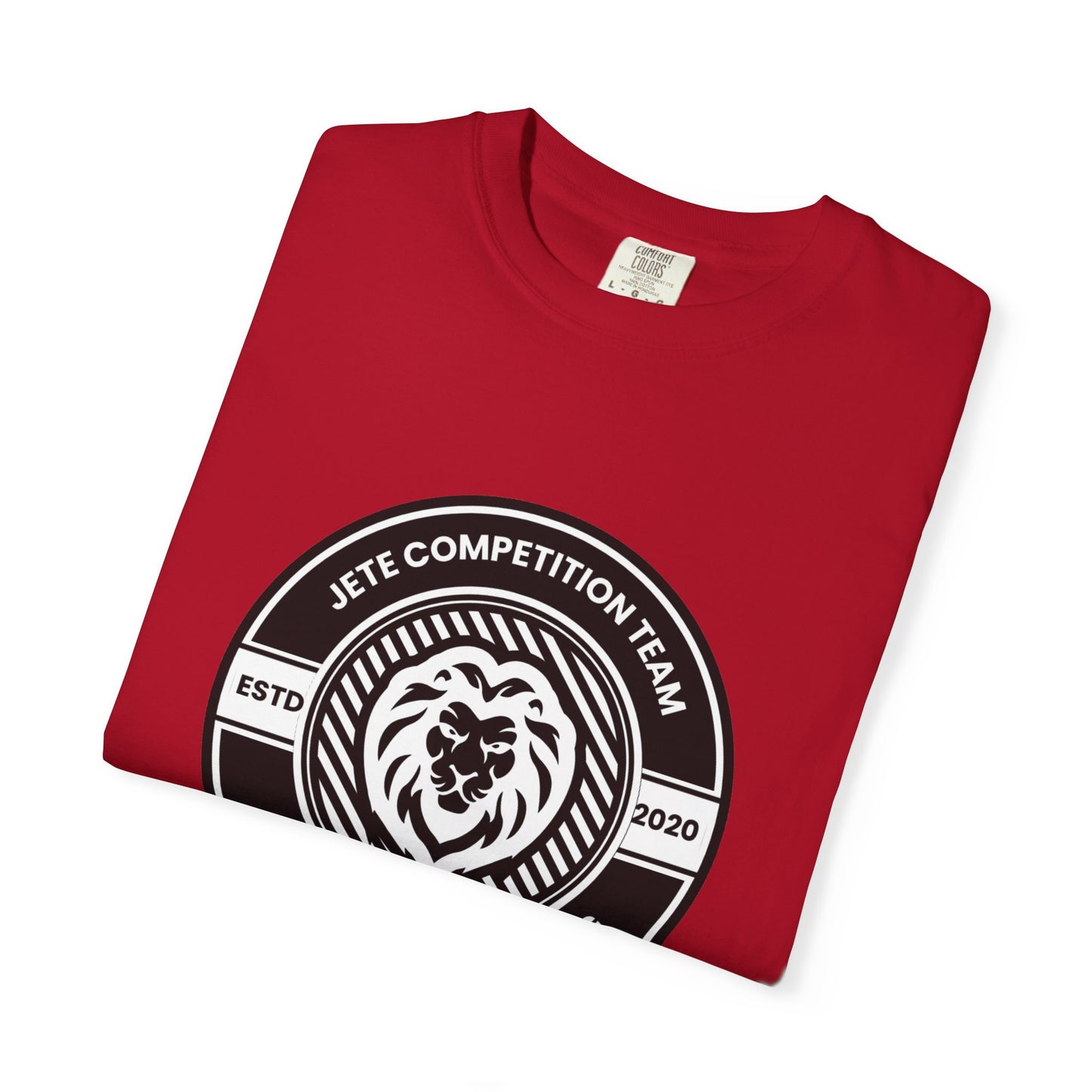 "Jeté Competition Team,  Always Keep Dancing" Unisex Garment-Dyed T-Shirt – Collegiate-Style Dance Graphic Tee – Shirt for Dancers & Teams