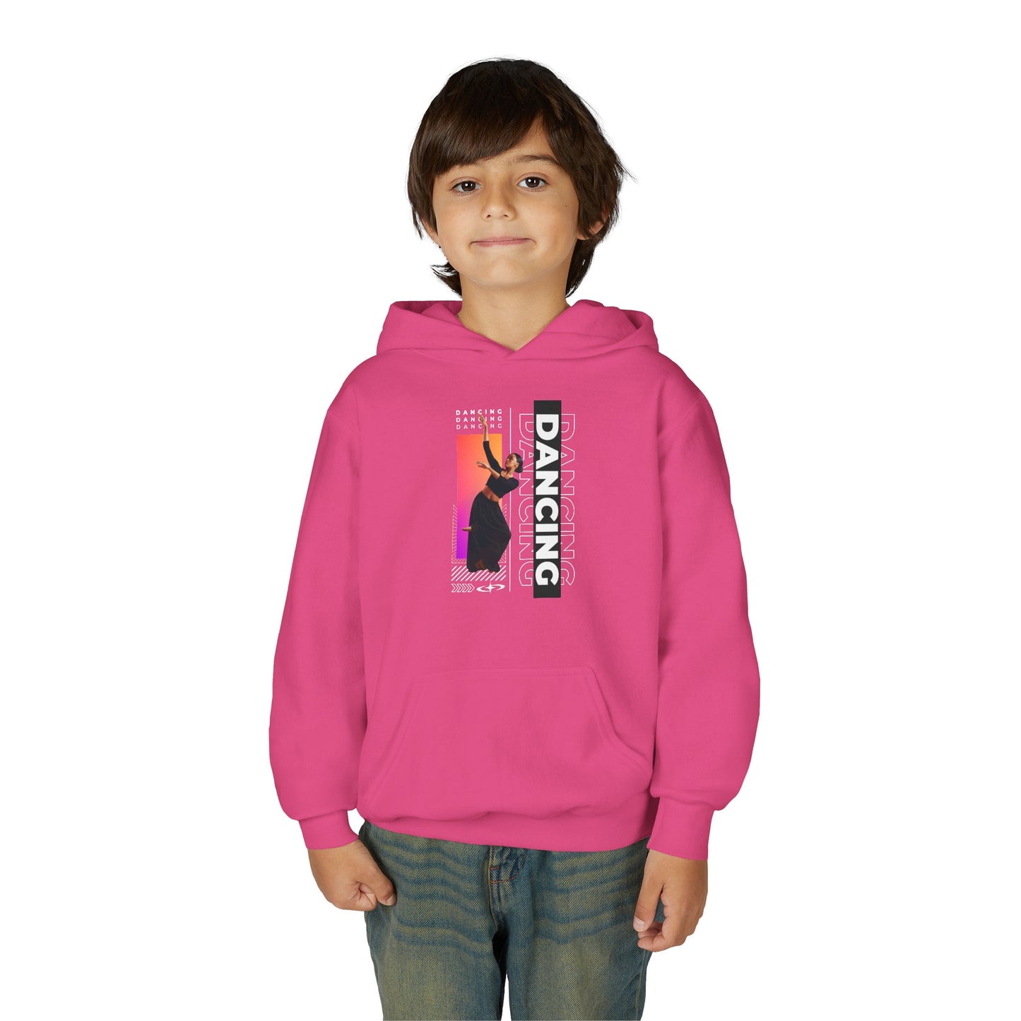 “Dancing” Female Dancer Streetwear Graphic | Unisex Youth Hoodie – Dance Hoodie for Kids & Young Performers