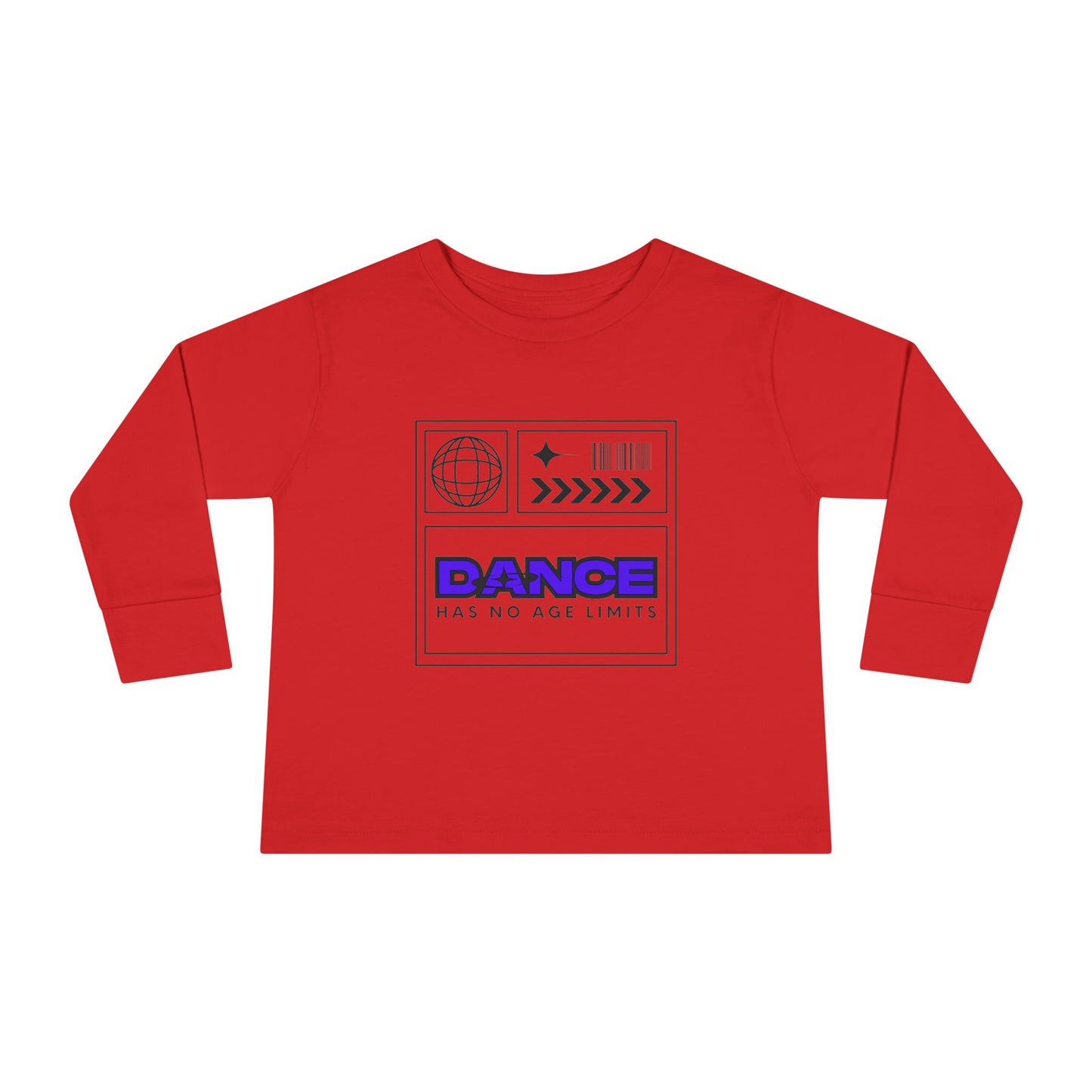 "Dance Has No Age Limits" Toddler Long Sleeve Tee – Unisex Streetwear Dance Shirt for Kids