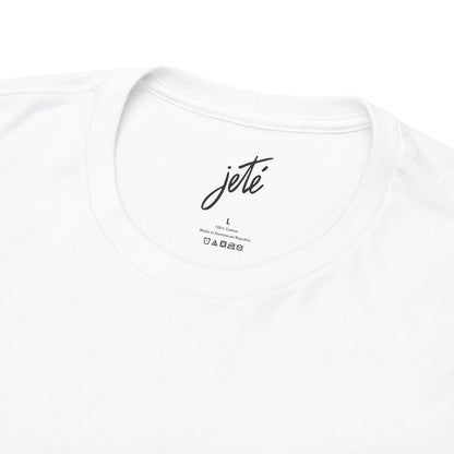 “Jeté Definition” Ballet Dance T-Shirt – Unisex Heavy Cotton Tee with Optional Back Personalization (Name or Studio)