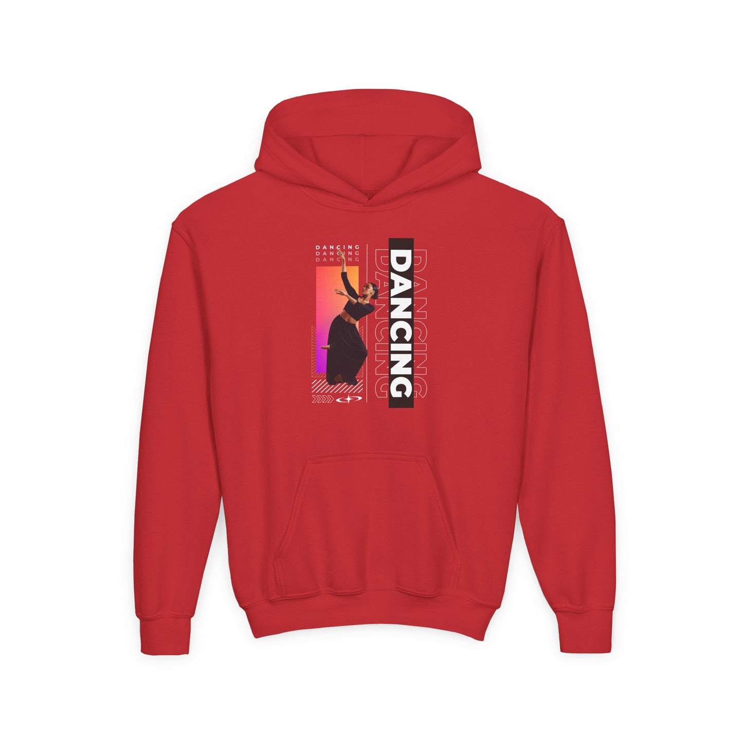 “Dancing” Female Dancer Streetwear Graphic | Unisex Youth Hoodie – Dance Hoodie for Kids & Young Performers