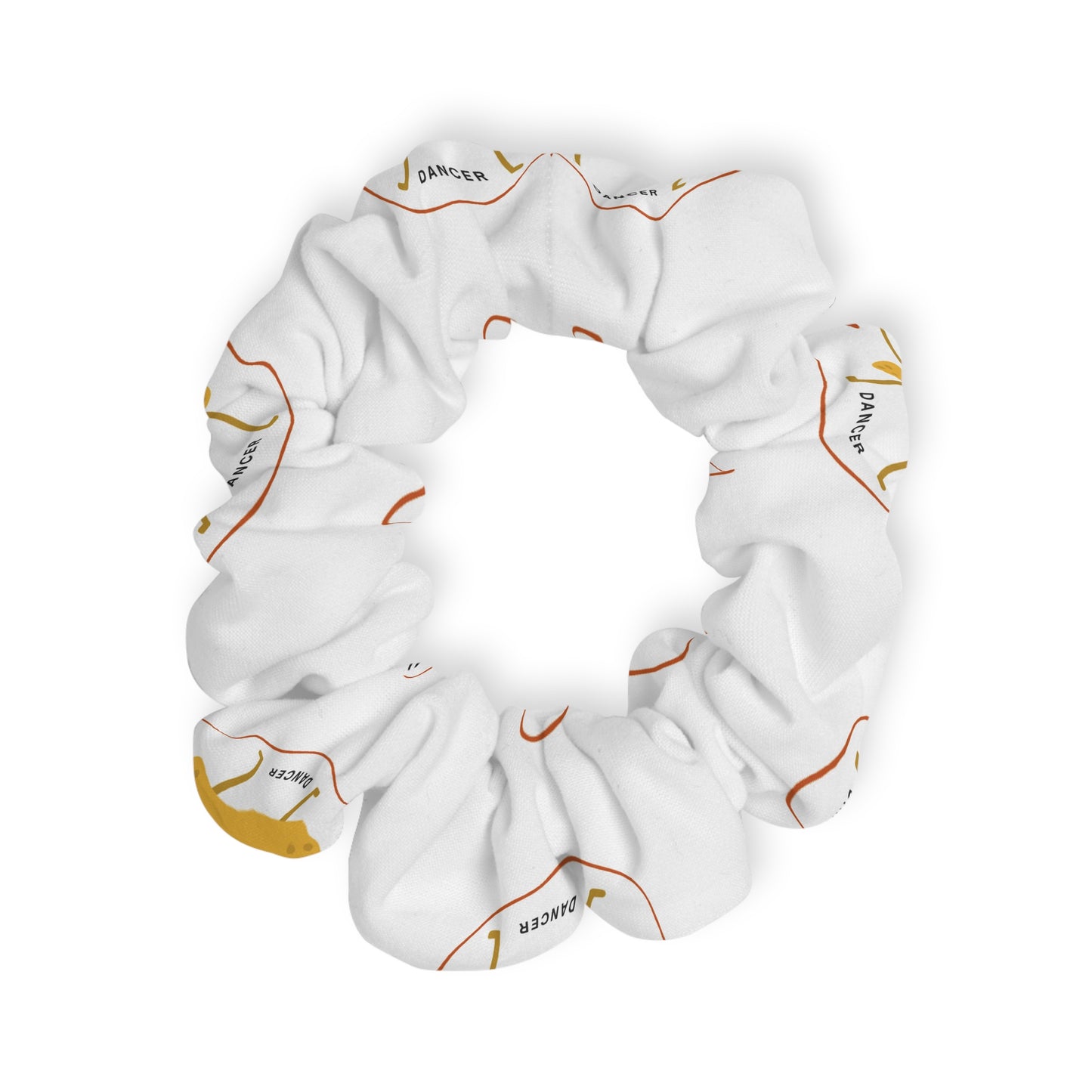 “Nacho Average Dancer” Scrunchie – Funny Dance Pun Hair Accessory with Cute Nacho Graphic