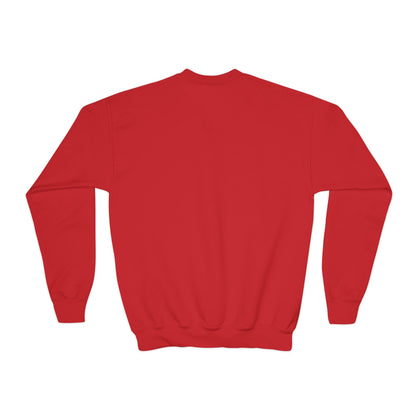 "Line Dancer, Get Your Boots in Line!" Youth Crewneck Sweatshirt – Western-Inspired Dance Graphic – Country Dance Pullover for Kids