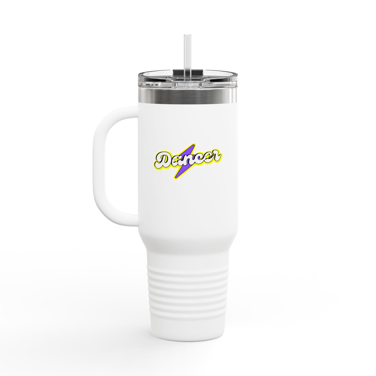 "Dancer" Superhero 40oz Insulated Travel Mug – Bold Stainless Steel Tumbler for Dance Lovers
