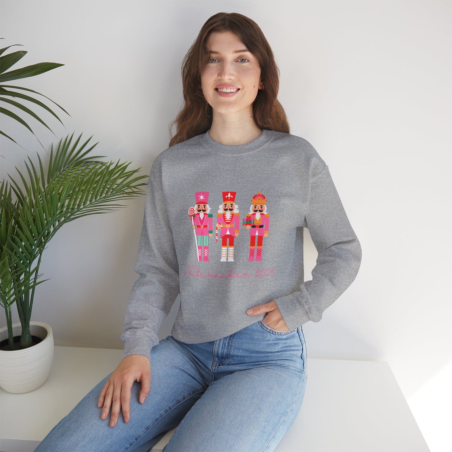 “Nutcracker 2025” ADULT Sweatshirt – Unisex Heavy Blend Crewneck | Ballet Holiday Dance Sweatshirt for Dancers
