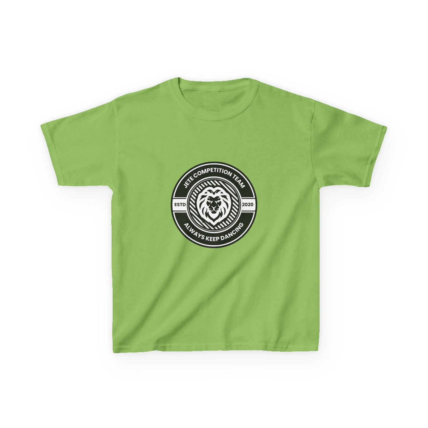 "Jeté Competition Team – Always Keep Dancing" Collegiate Graphic Tee - Youth Dance Team T-Shirt