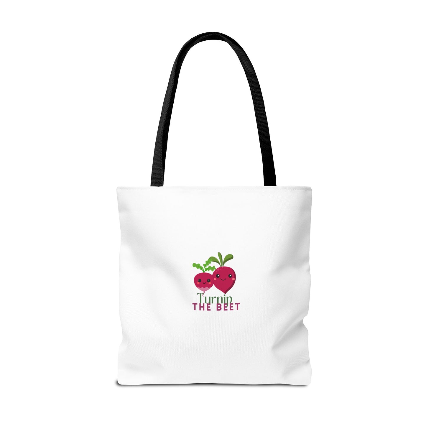 "Turnip the Beet" Canvas Tote Bag – Cute Veggie Graphic Dance-Themed Reusable Bag for Grocery Runs, Dance Class & Everyday Use