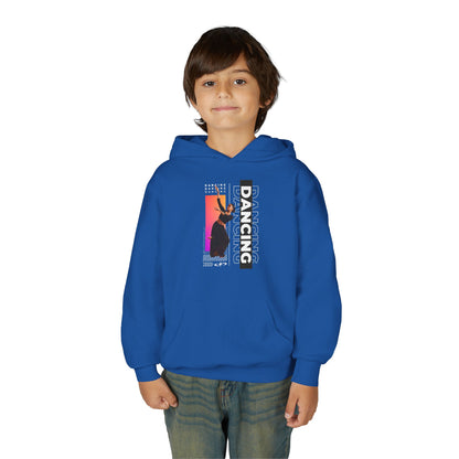 “Dancing” Female Dancer Streetwear Graphic | Unisex Youth Hoodie – Dance Hoodie for Kids & Young Performers