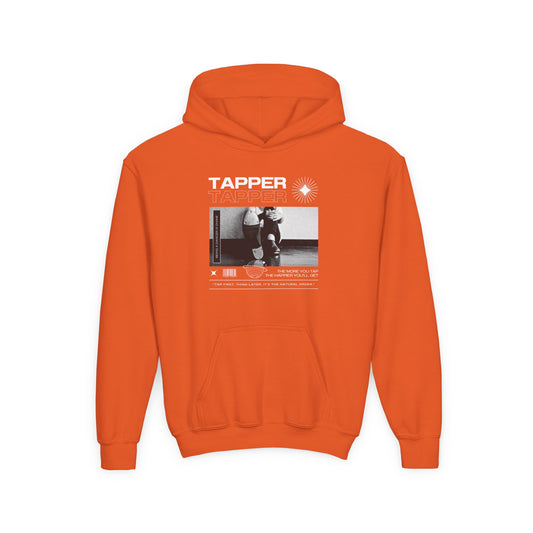 “Tapper” Tap Shoes Streetwear Graphic | Unisex Youth Hoodie – Tap Dance Hoodie for Kids & Young Performers