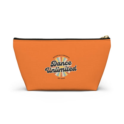 "Dance Unlimited - Potential & Growth" Makeup Bag – Retro Dance Graphic – Inspirational Dance-Themed Zipper Pouch for Cosmetics, Accessories & Gifts