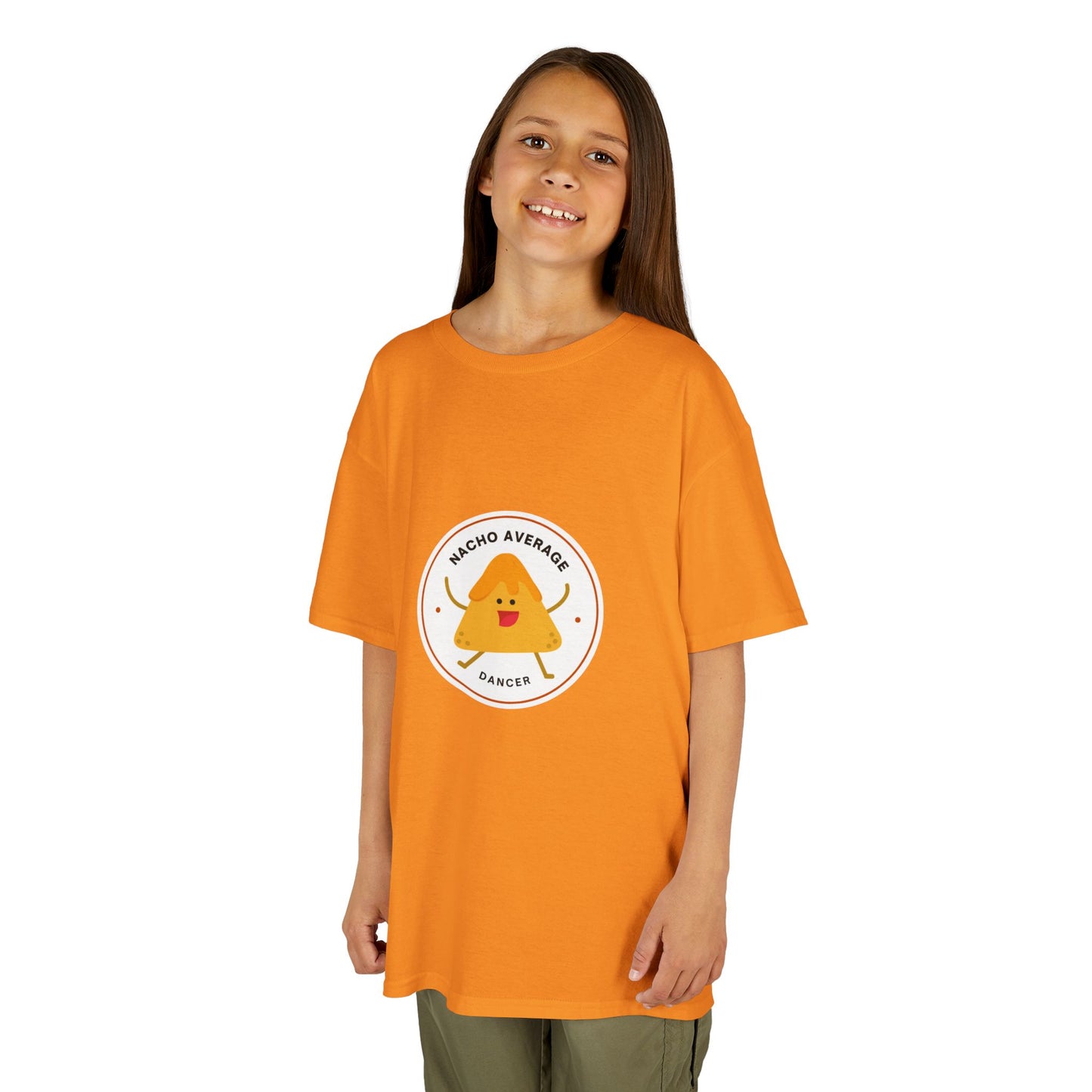 "Nacho Average Dancer" Youth Dance T-Shirt – Cute Nacho Graphic Tee for Kids Who Love to Dance