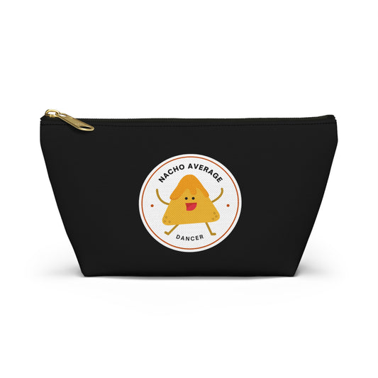 "Nacho Average Dancer" Makeup Bag – Cute Nacho Dance Graphic – Fun Dance-Themed Zipper Pouch for Cosmetics, Accessories & Gifts
