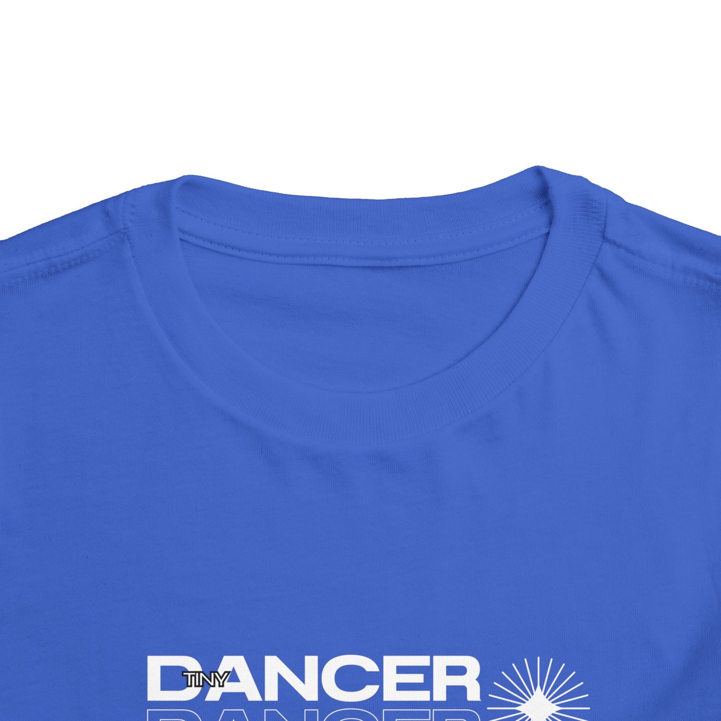 “Tiny Dancer" Toddler Short Sleeve T-Shirt – Streetwear-Inspired Recital Photo Graphic Tee for Kids
