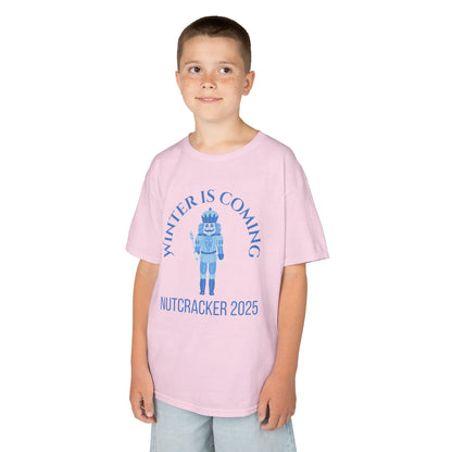 “Winter Is Coming Nutcracker 2025” YOUTH T-shirt | Holiday Dance Tee for Ballet Dancers