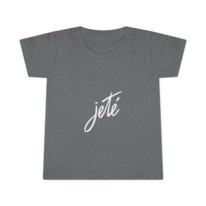 “Jeté” Official Logo | Ballet & Dance T-Shirt for Toddlers & Young Dance Enthusiasts - Toddler Short Sleeve Tee